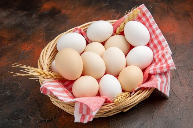 بررسی علت رنگ زرد تخم مرغ