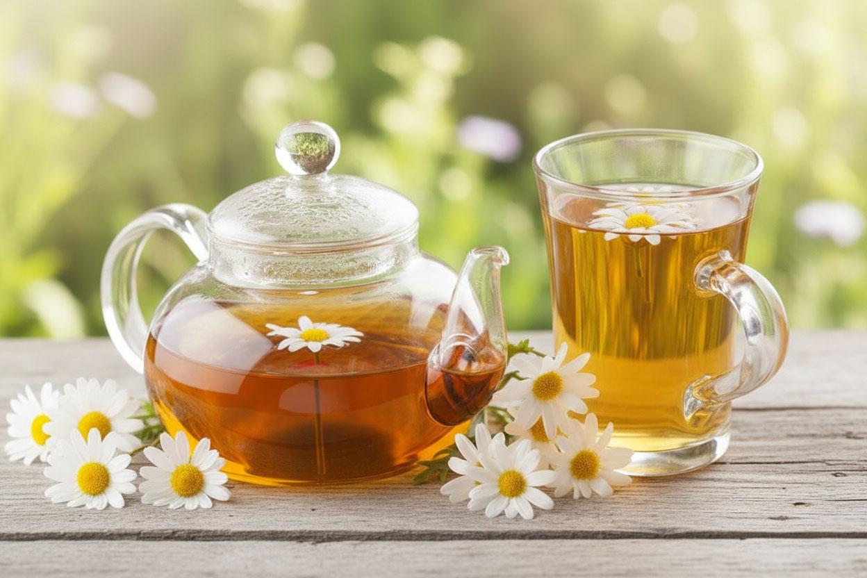 دمنوش بابونه برای بهبود سرماخوردگی و انفولانزا