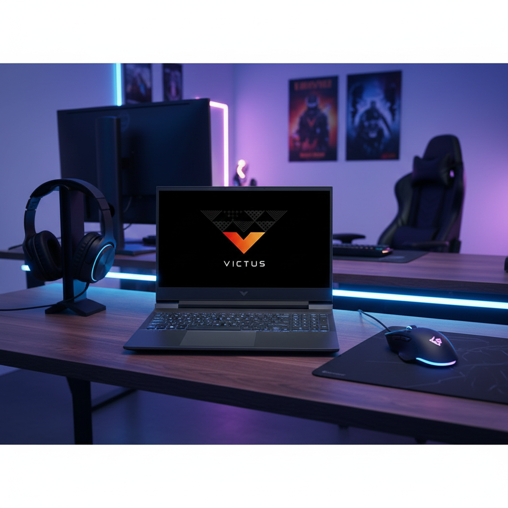 لپ تاپ استوک HP مدل Victus 16 با پردازنده  Ryzen 5؛ بهترین لپ تاپ استوک تا 35 میلیون.