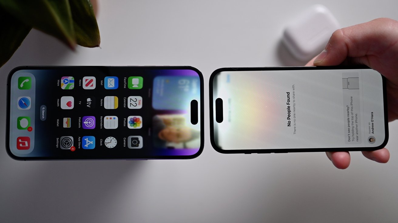 برنامه Airdrop برای اشتراک‌گذاری فایل‌ها در ios 17