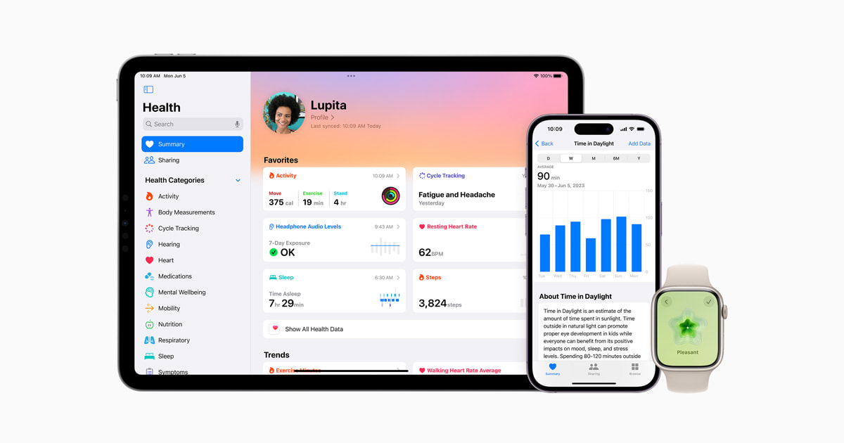 ارتقاء اپلیکیشن Health در 17 iOS