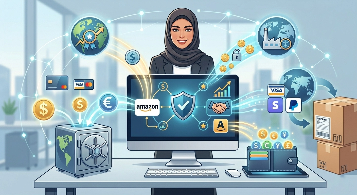 مزایای افتتاح حساب بین المللی برای آمازون