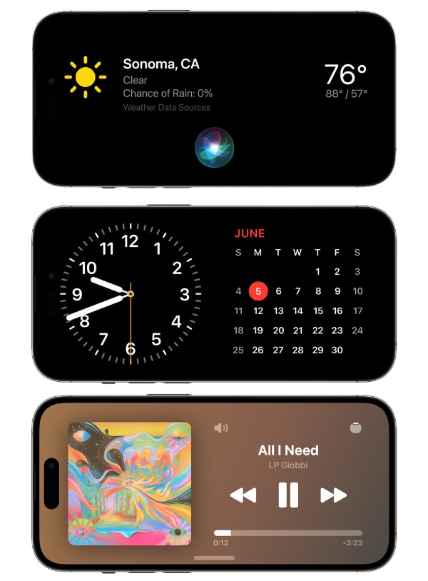 حالت استندبای در آپدیت ios 17